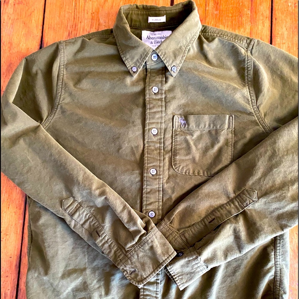 A&F long sleeve button down